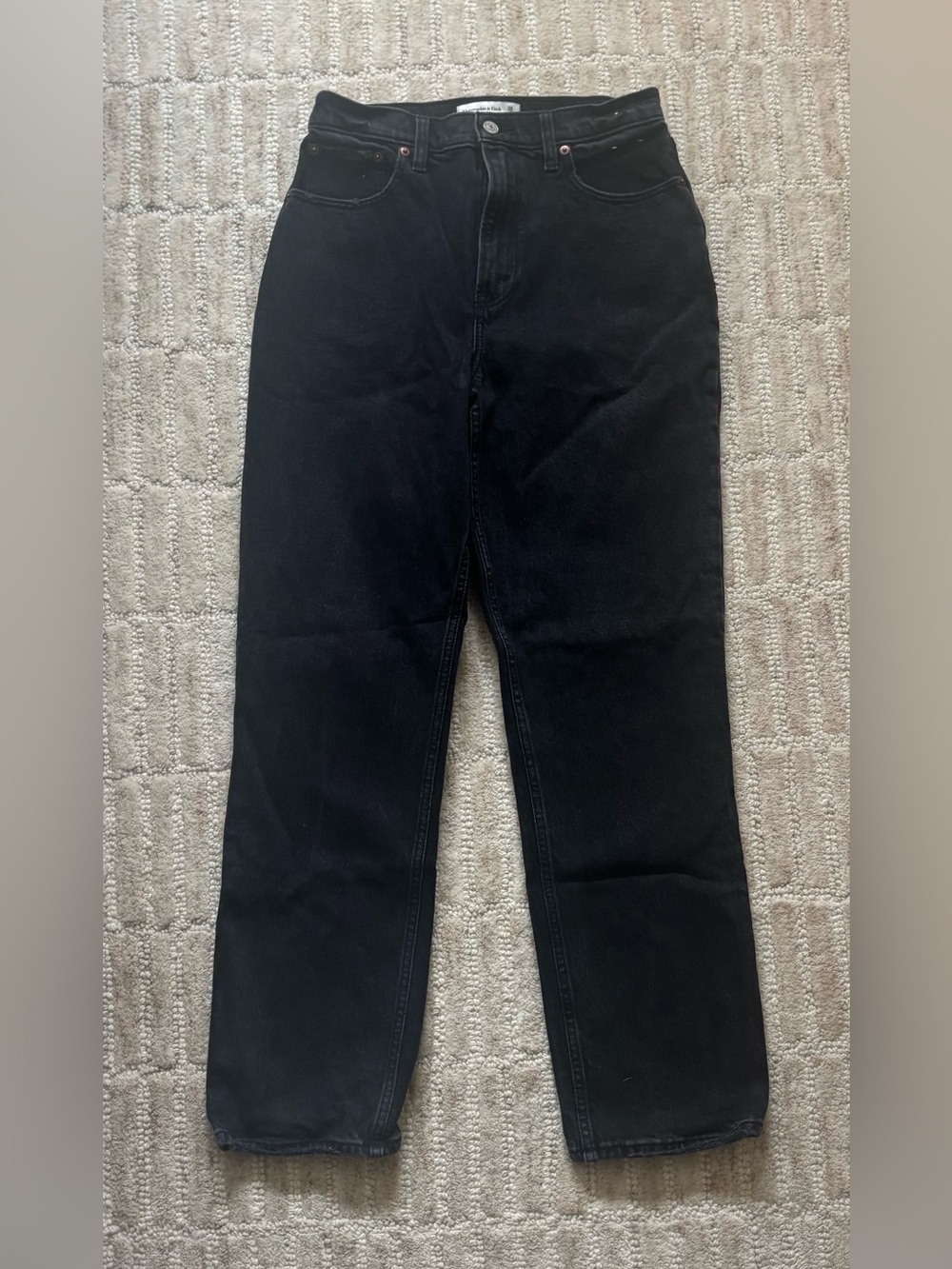Abercrombie & Fitch Women's Black Straight Jeans